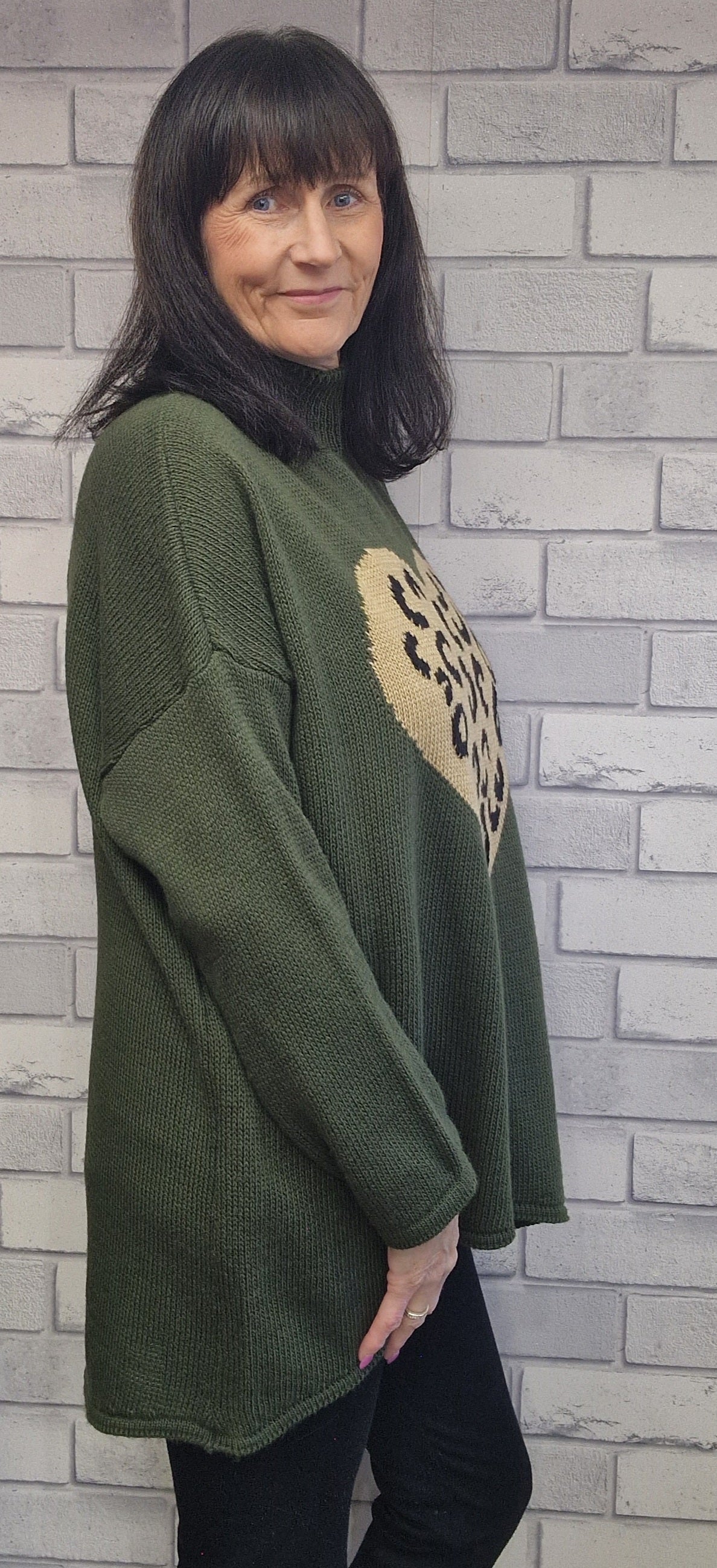 Netty Long Sleeve Heart Jumper