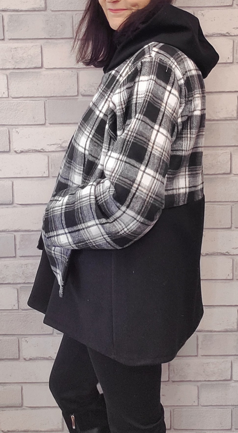Talia Lightweight Check Jacket