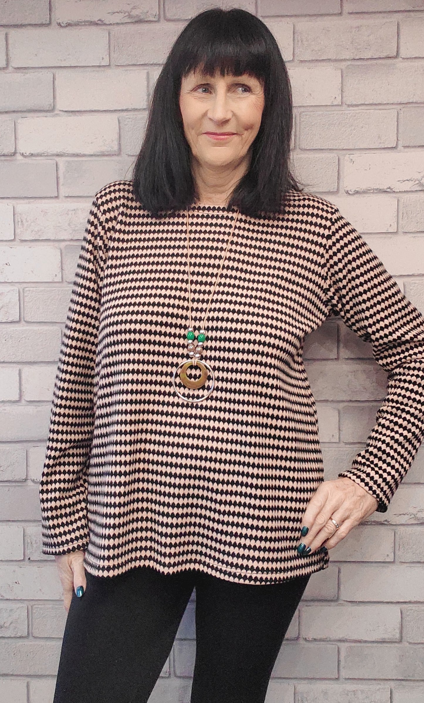 Ivy Soft Knit Jumper With Necklace