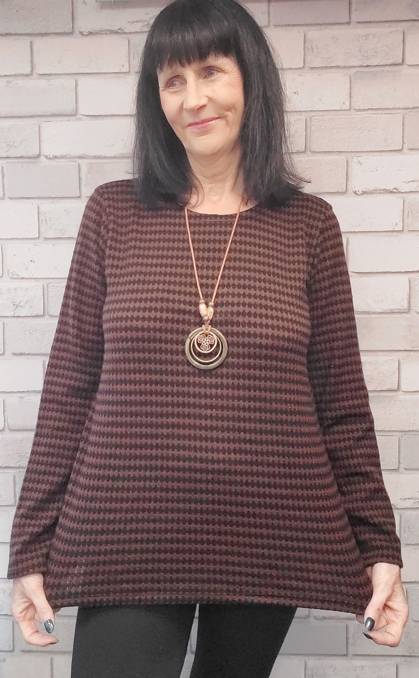 Ivy Soft Knit Jumper With Necklace