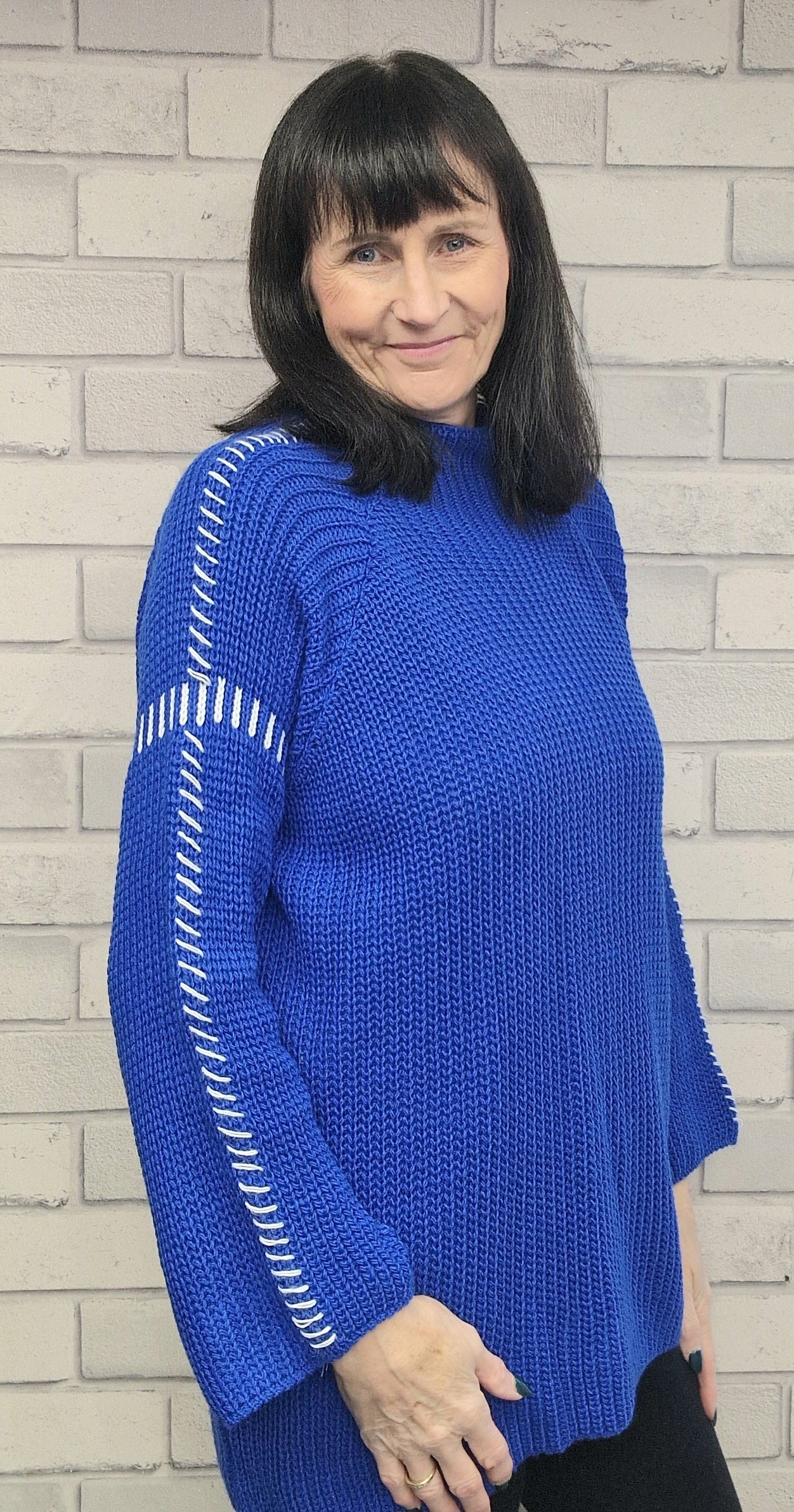 Teri Long Sleeve Stich Jumper - Couture Boutique