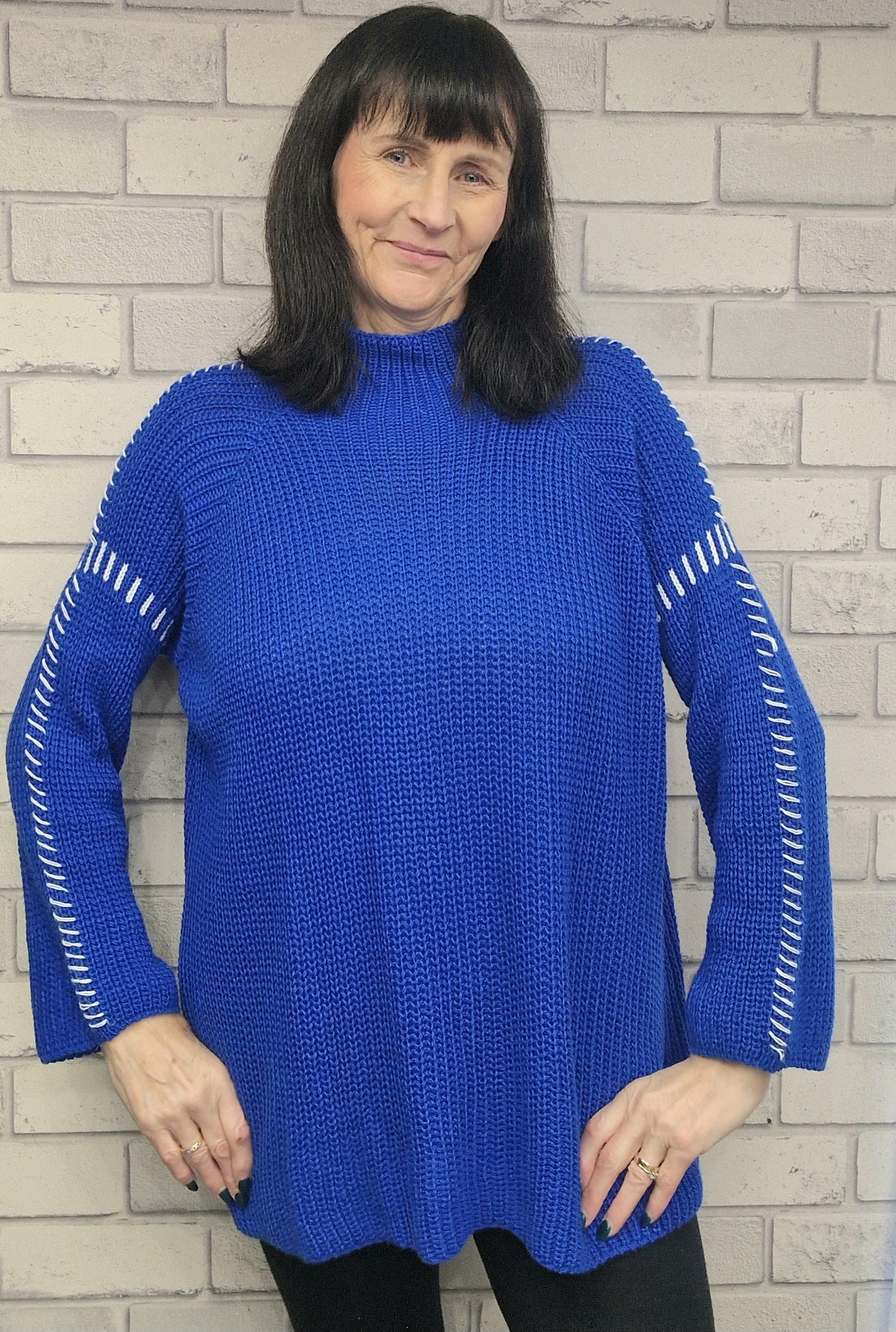 Teri Long Sleeve Stich Jumper - Couture Boutique