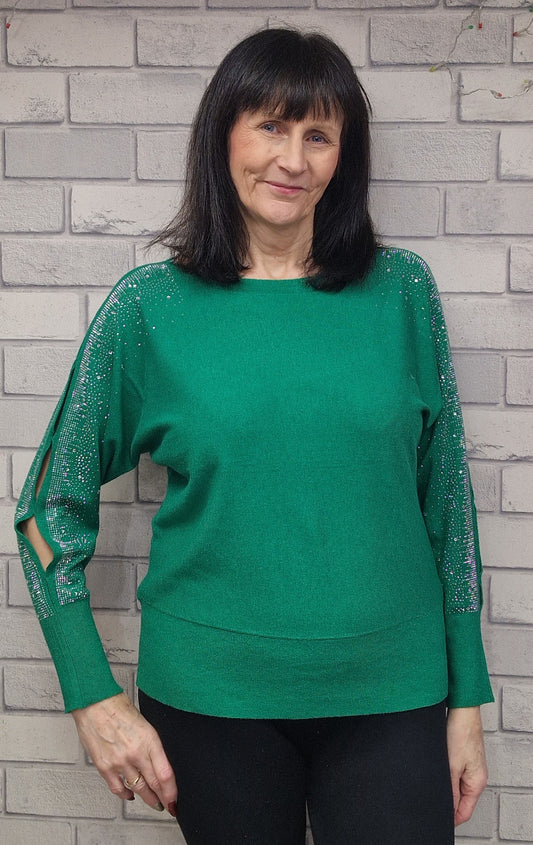 Leona Sparkle Sleeve Jumper