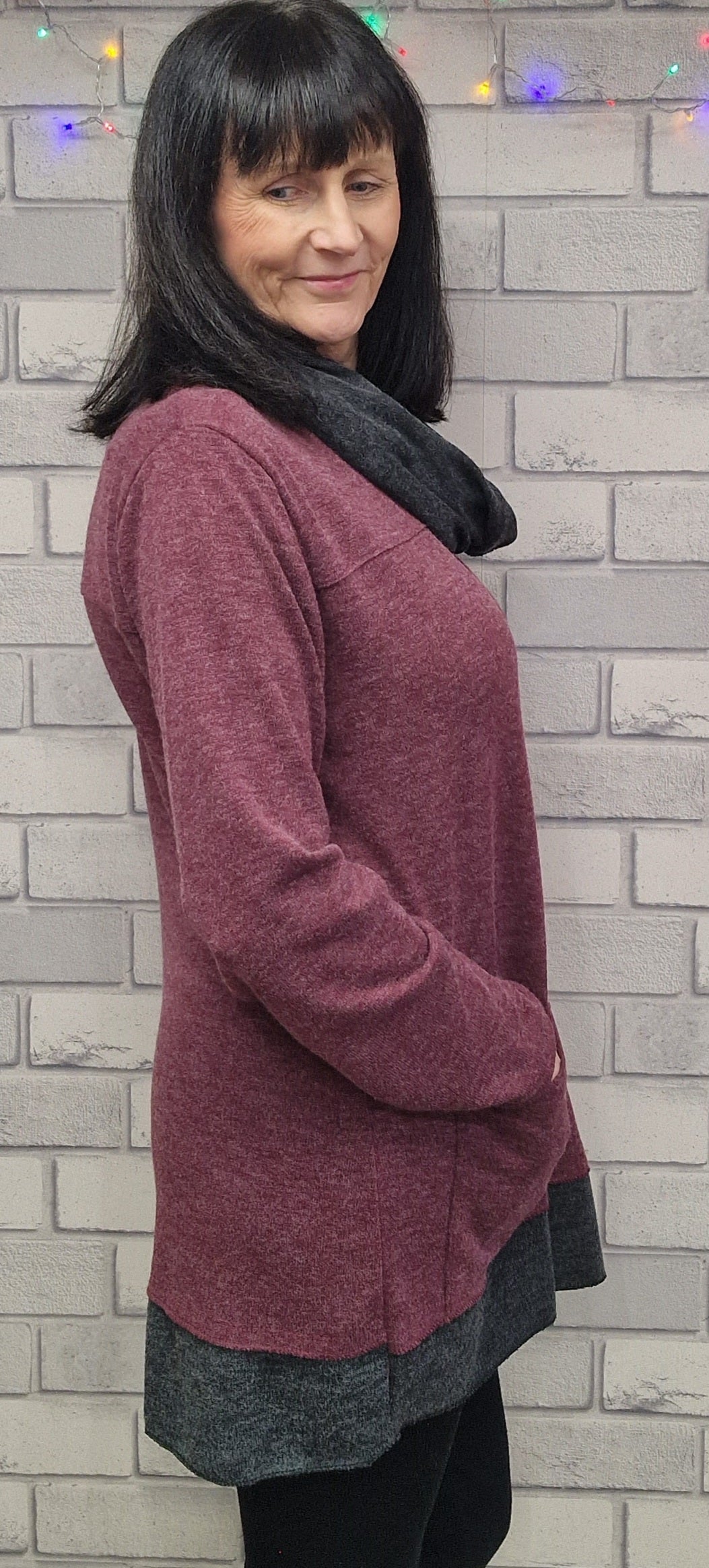 Hazel Double Pocket Snood Jumper