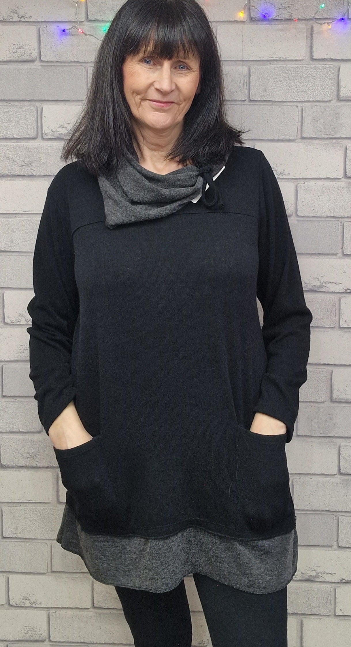 Hazel Double Pocket Snood Jumper