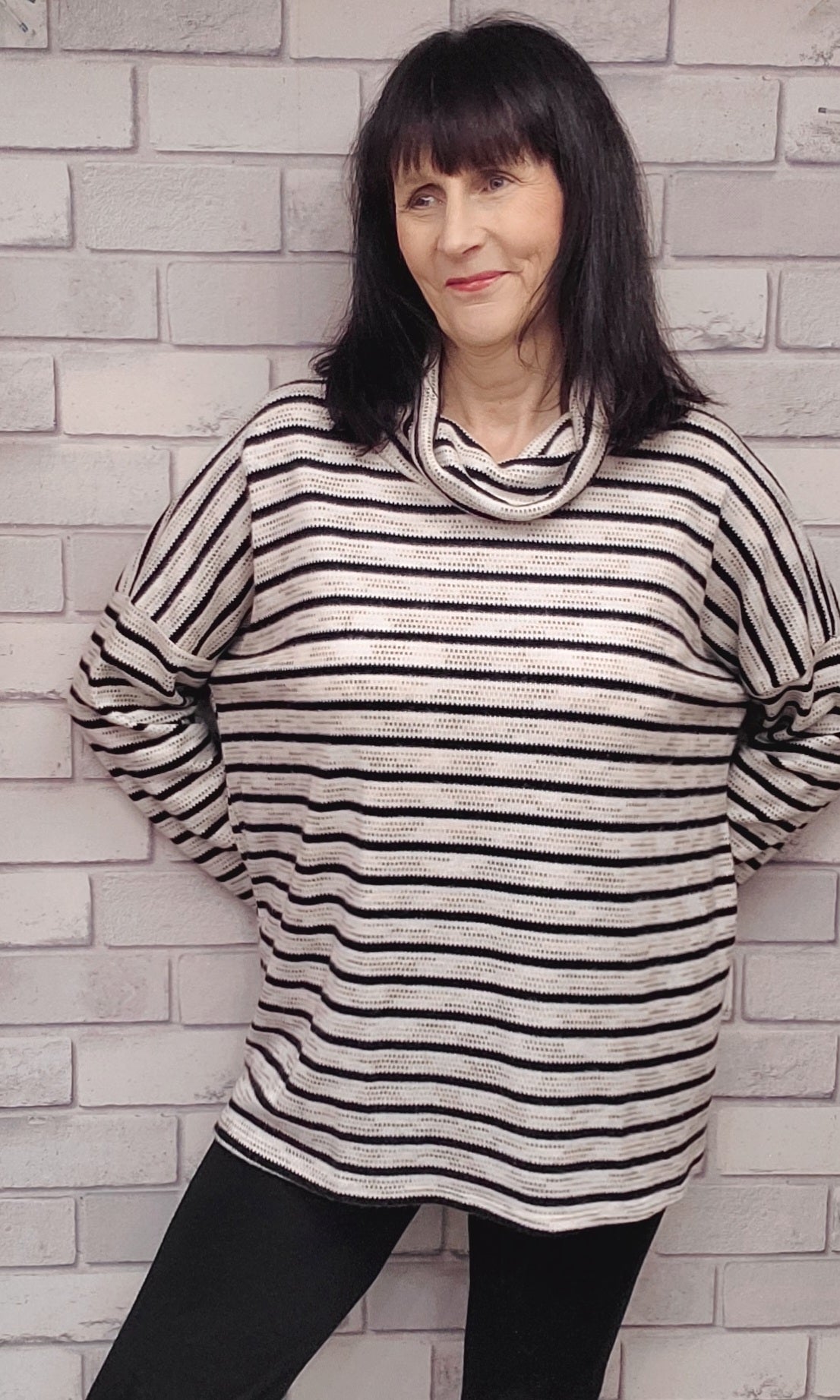 Debbie Cowl Neck Soft Knit Jumper