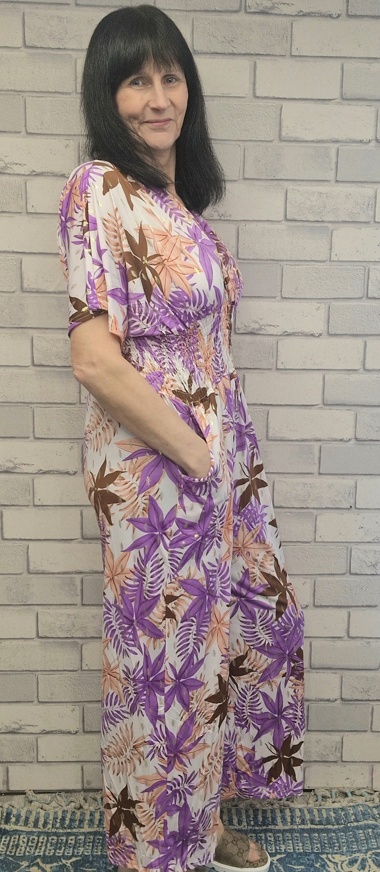 Carla Floral Print Jumpsuit