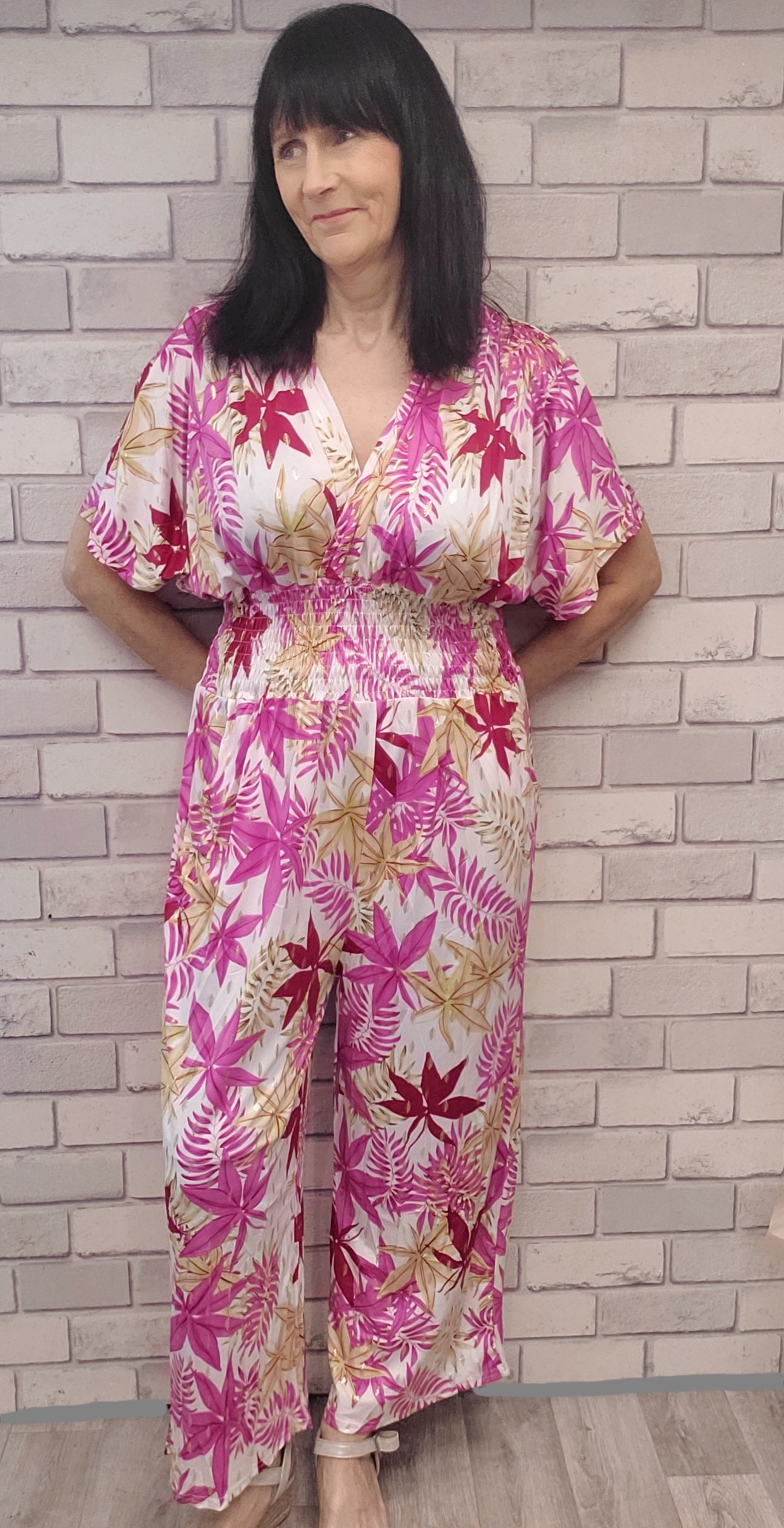 Carla Floral Print Jumpsuit
