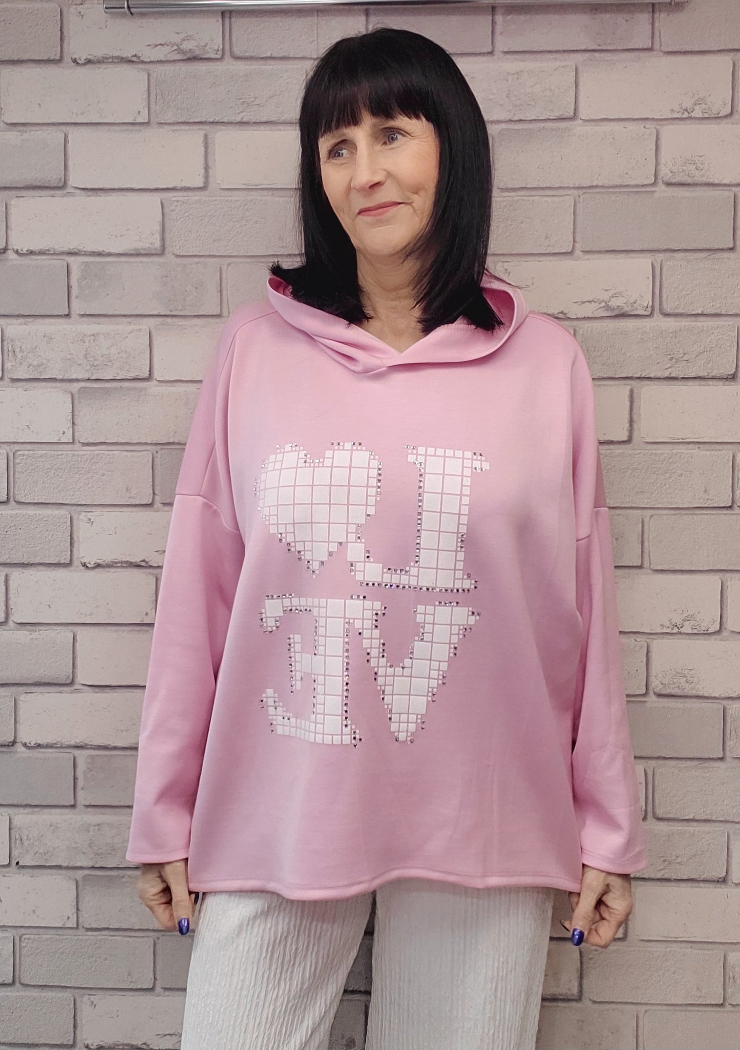 Alice Dipped  Hem  Hoody