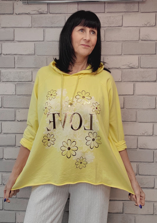 Aurora Floral Love Hoody