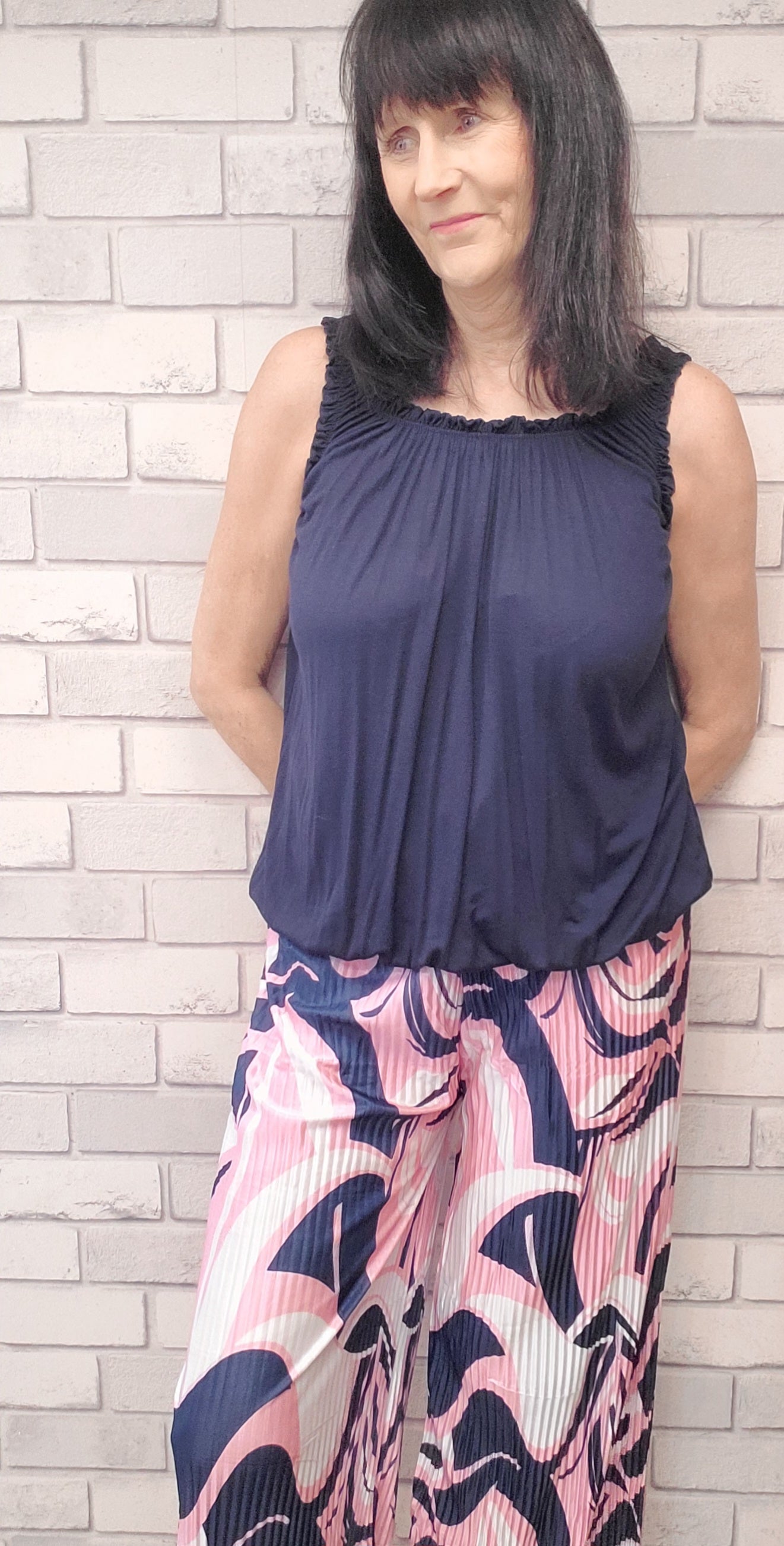 Vest Top With Ruffle Detail