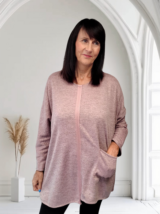 Julia Comfy Oversized Top with Pocket