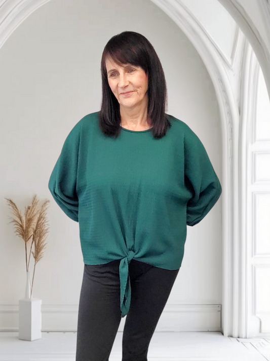 Izzy Batwing Knot Top