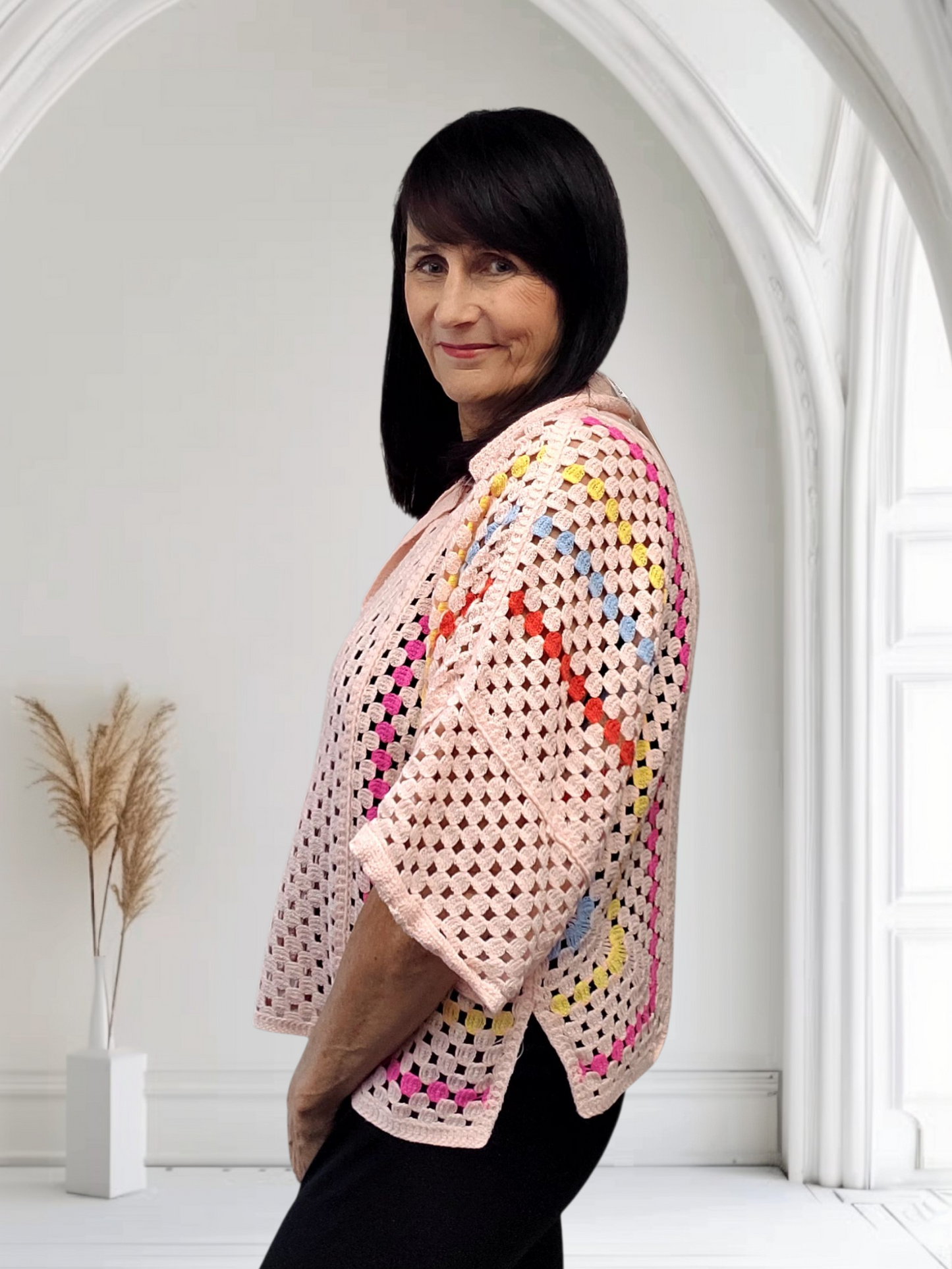 Berlinda Colourful  Crochet  Top