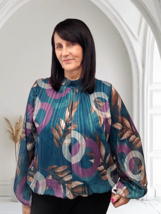 Oakley Women’s Chiffon Blouse – Elegant Lightweight Top for Casual & Office Wear