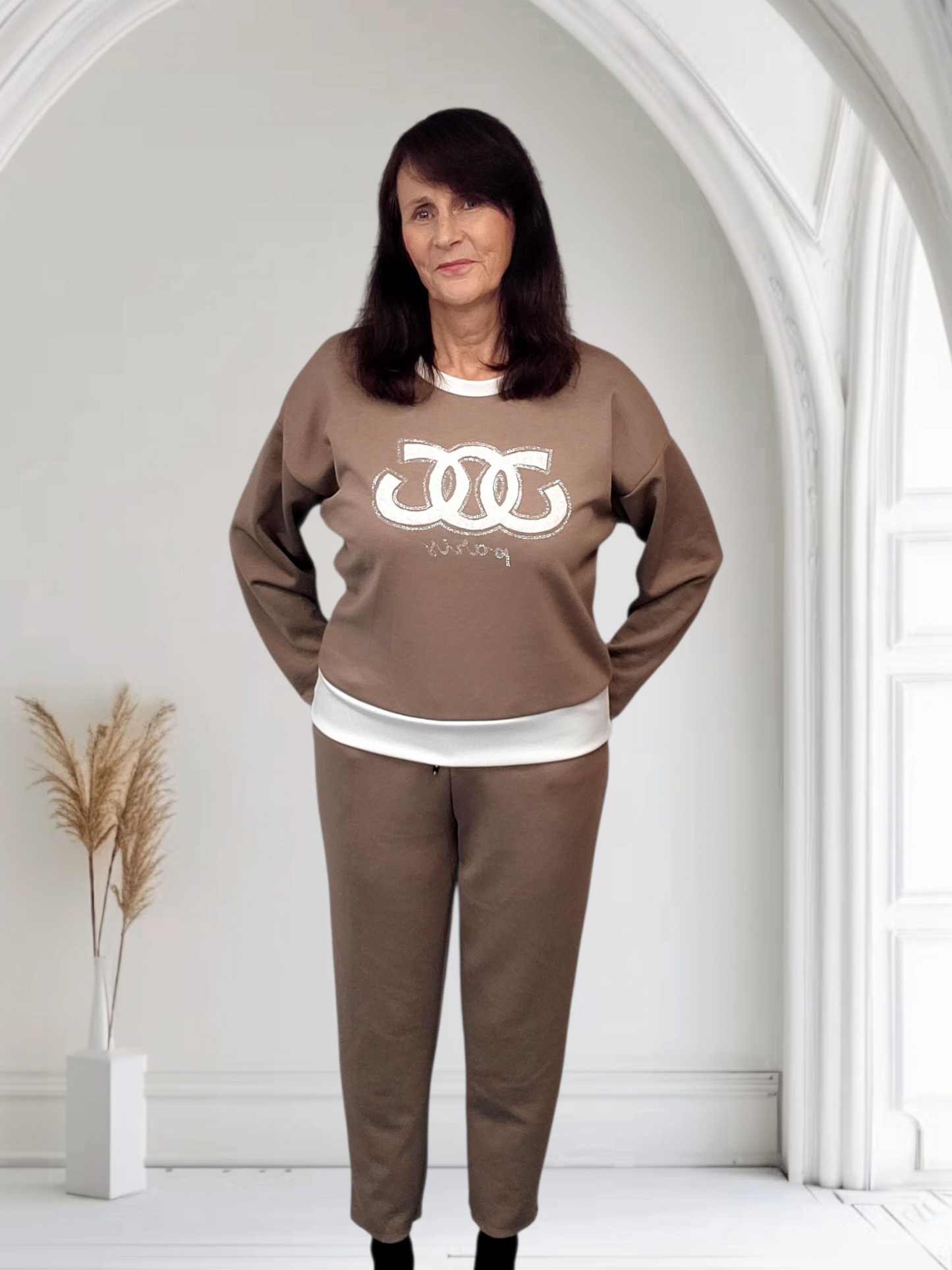 Bambi Women’s Slim Fit Tracksuit, Onesize  12-16 - Couture Boutique