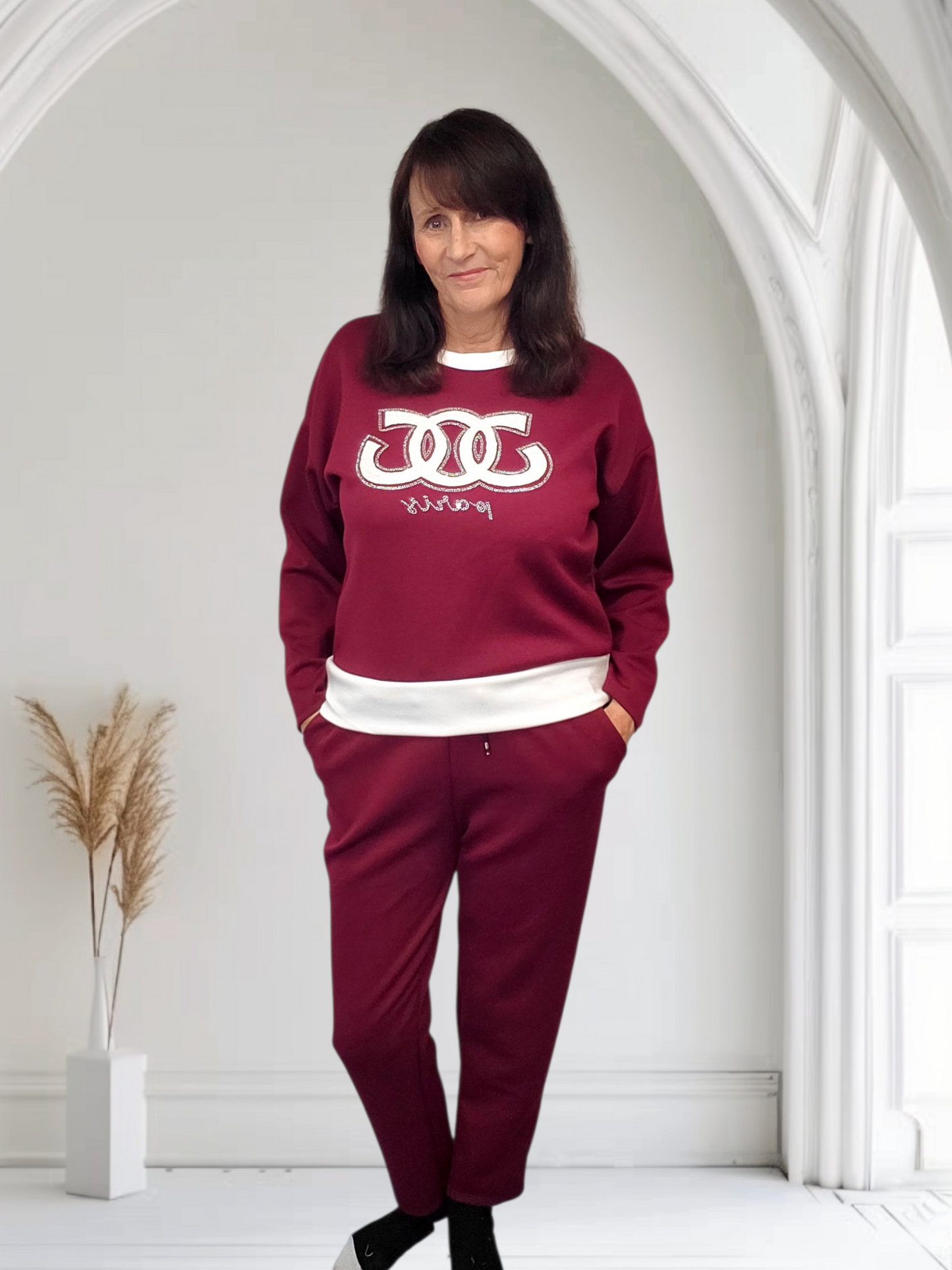 Bambi Women’s Slim Fit Tracksuit, Onesize  12-16 - Couture Boutique