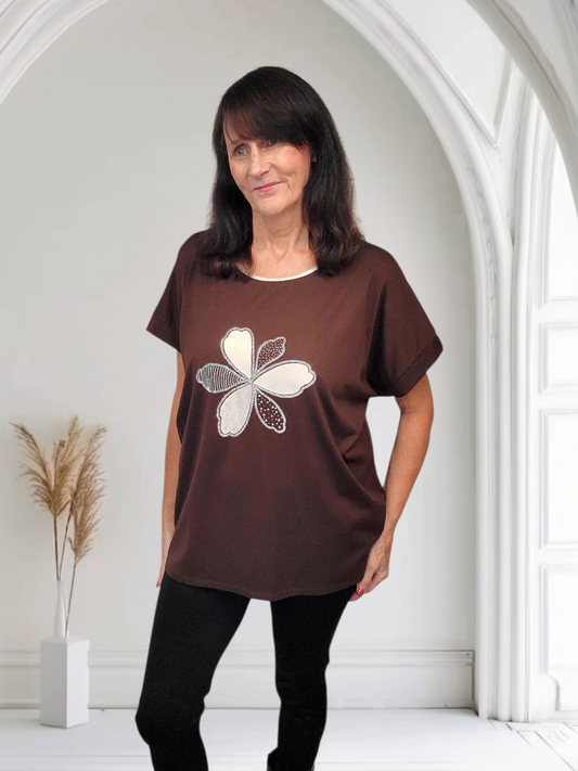 Capri  Women’s Flower Top