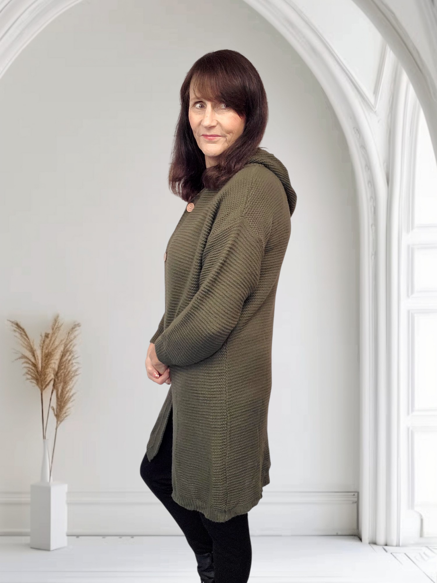 Kingsley Classic 3-Button Knit Cardigan
