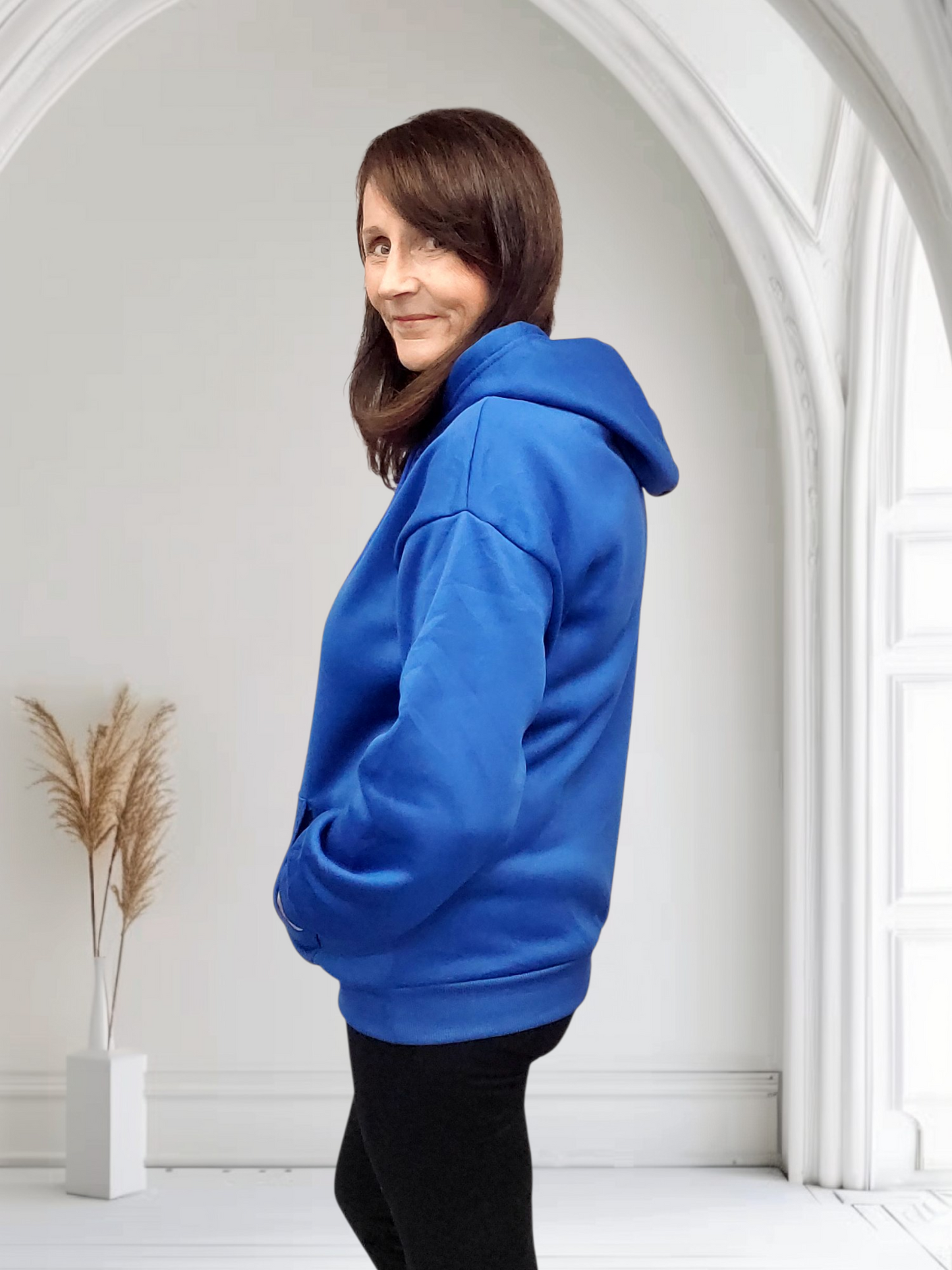 Beaty Butterfly Print Hoodie  Cozy Graphic Sweatshirt for Women, 3 Sizes