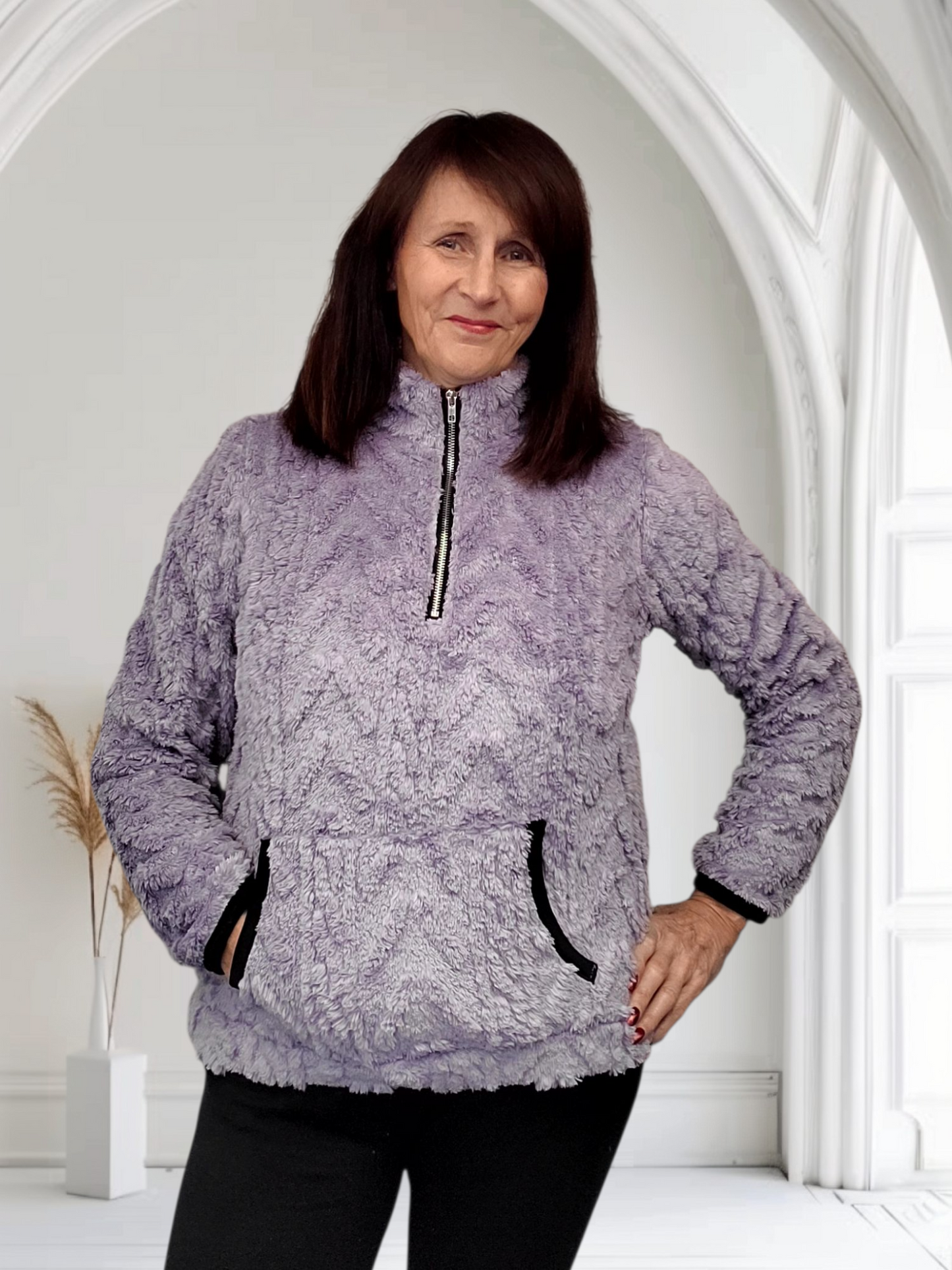 Zana Women’s Soft Long Sleeve Top, 3 Sizes