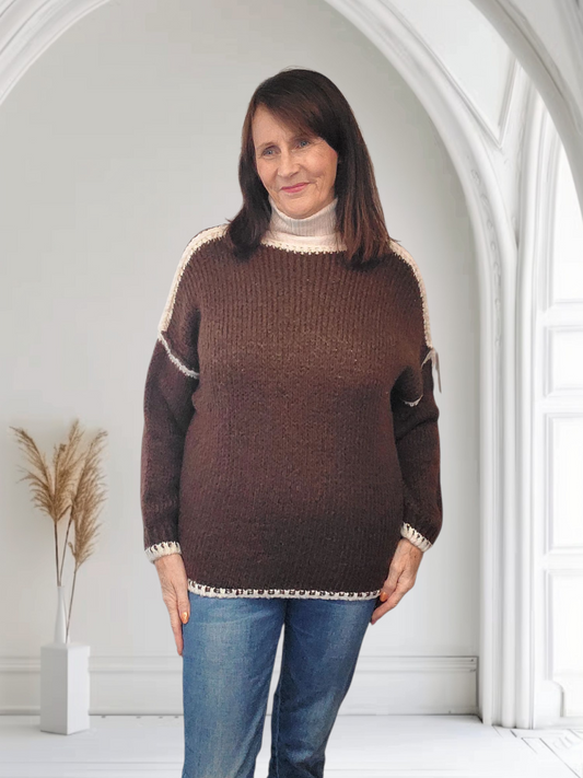 Wilma Women’s Soft Knit Jumper – Casual Everyday Sweater Size 12-20