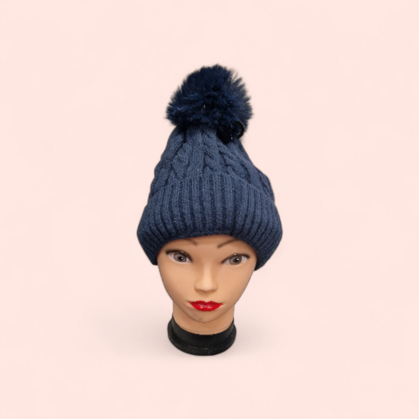 Faux Fur Bobble Hat