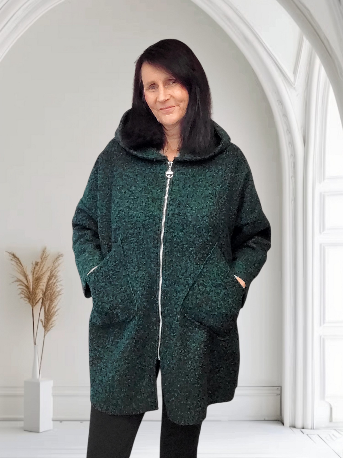 Alma Lightweight Teddy Bouclé Jacket - Couture Boutique