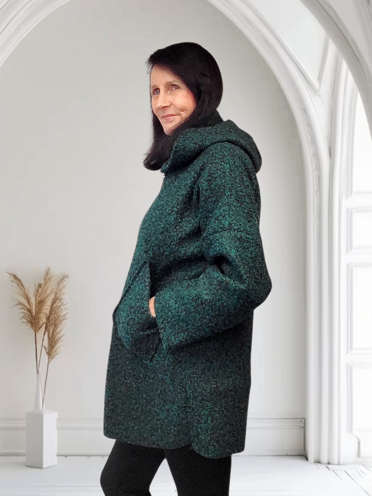 Alma Lightweight Teddy Bouclé Jacket - Couture Boutique