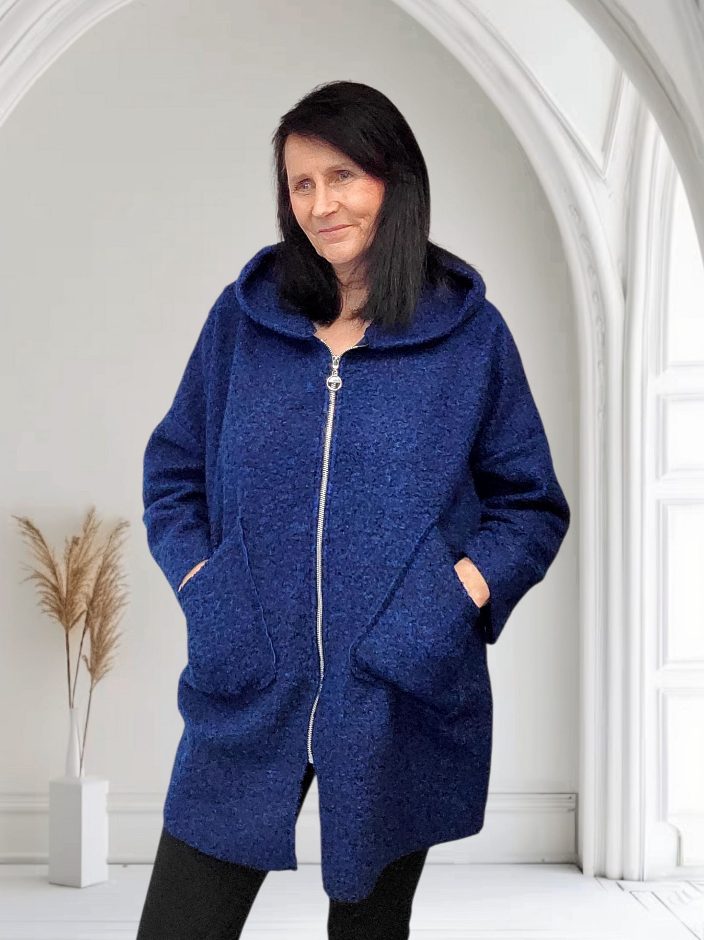 Alma Lightweight Teddy Bouclé Jacket - Couture Boutique