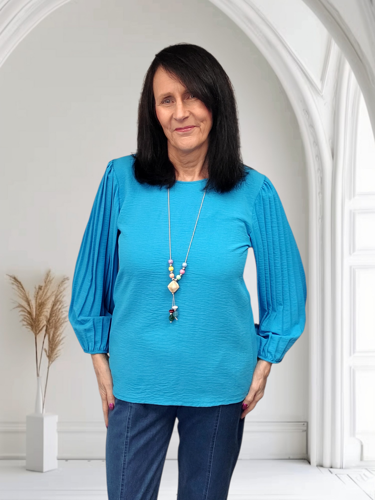 Brooke Ladies Top With Necklace - Couture Boutique