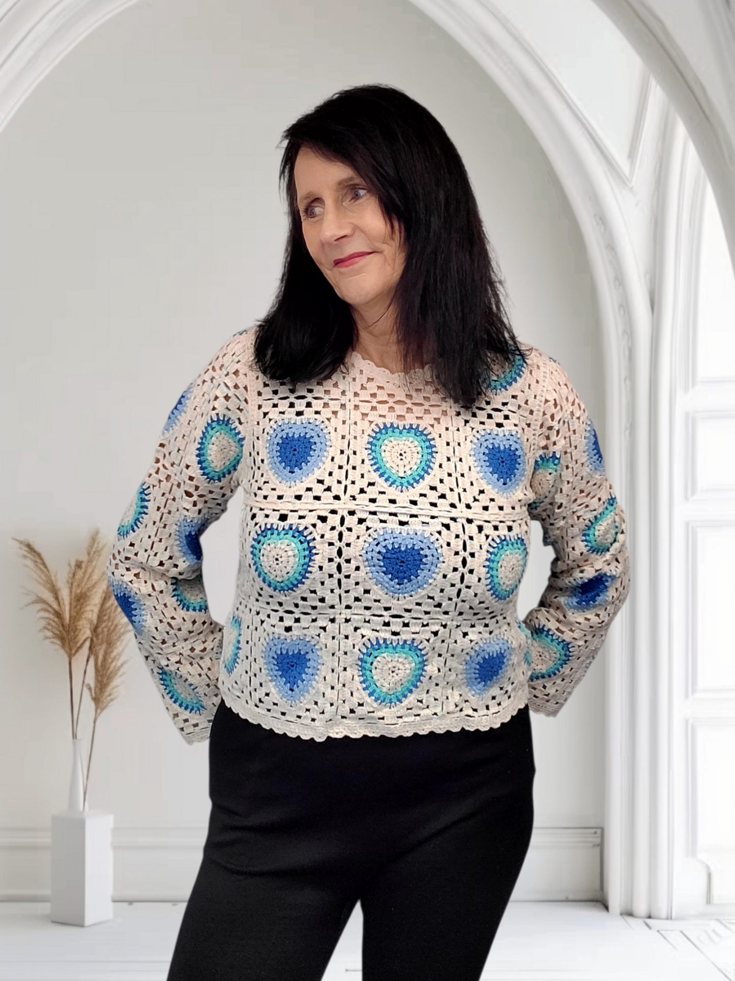 Camila Heart Crochet tops - Couture Boutique