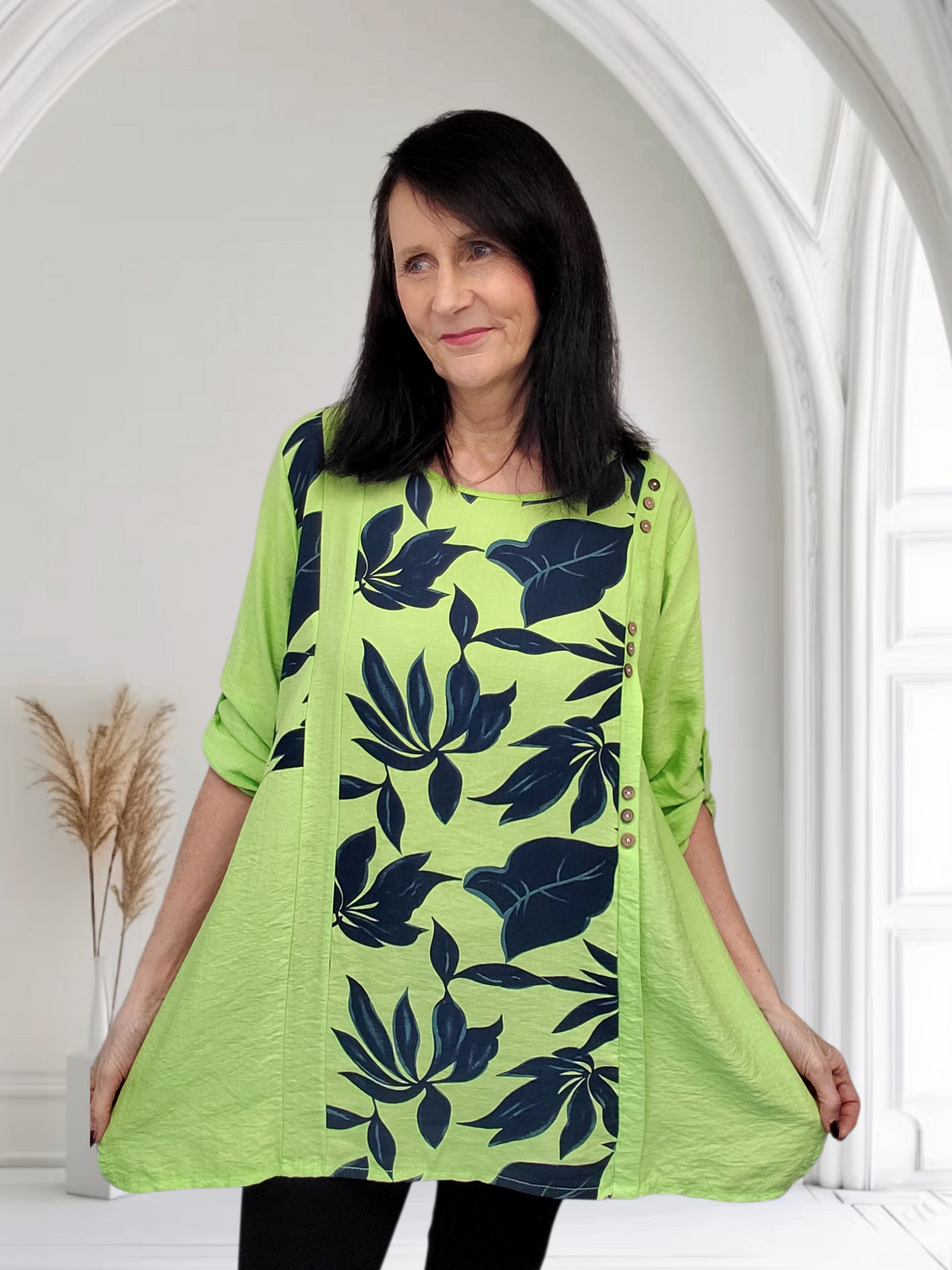 Crissy Leaf Top - Couture Boutique