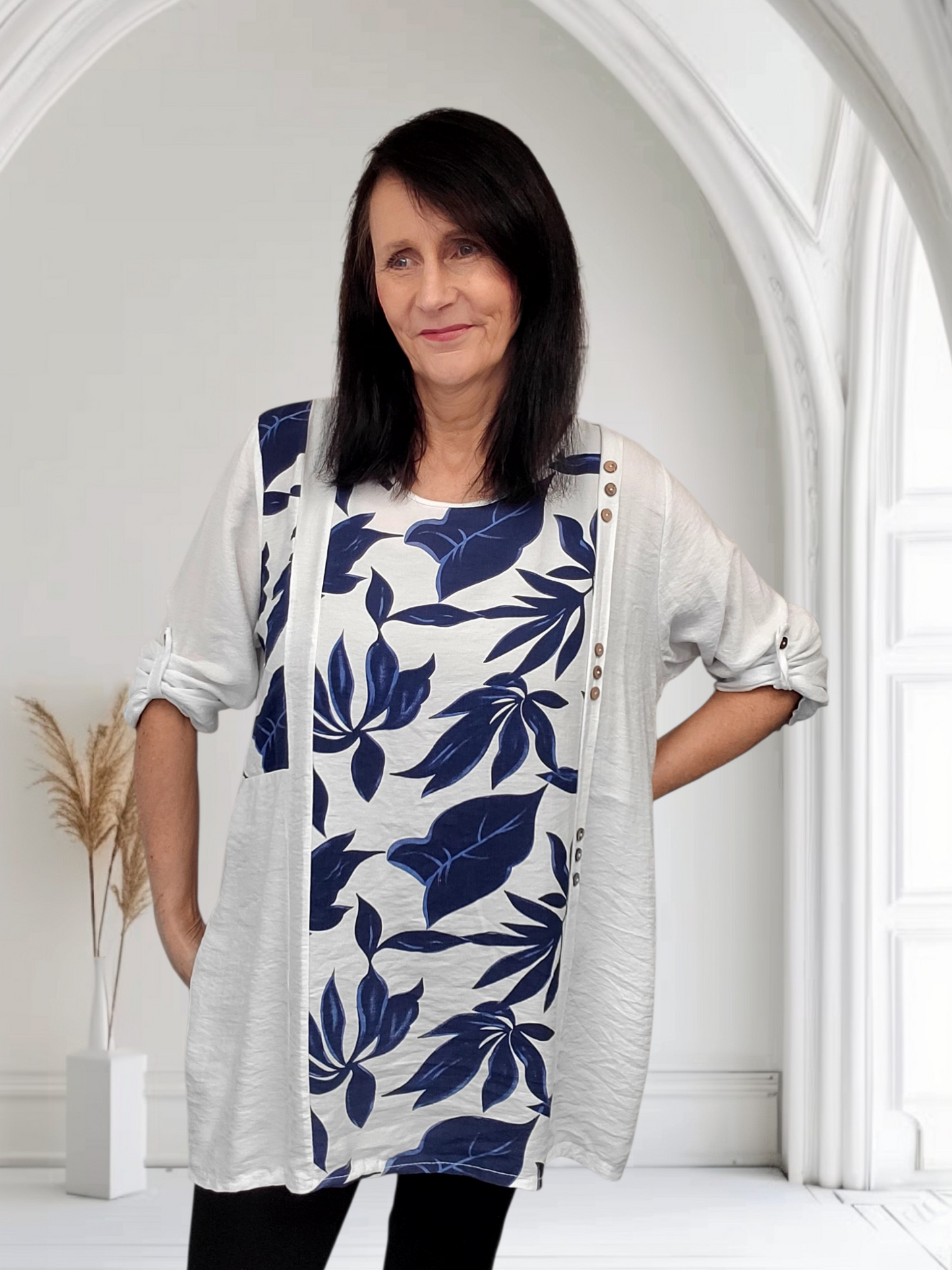Crissy Leaf Top - Couture Boutique