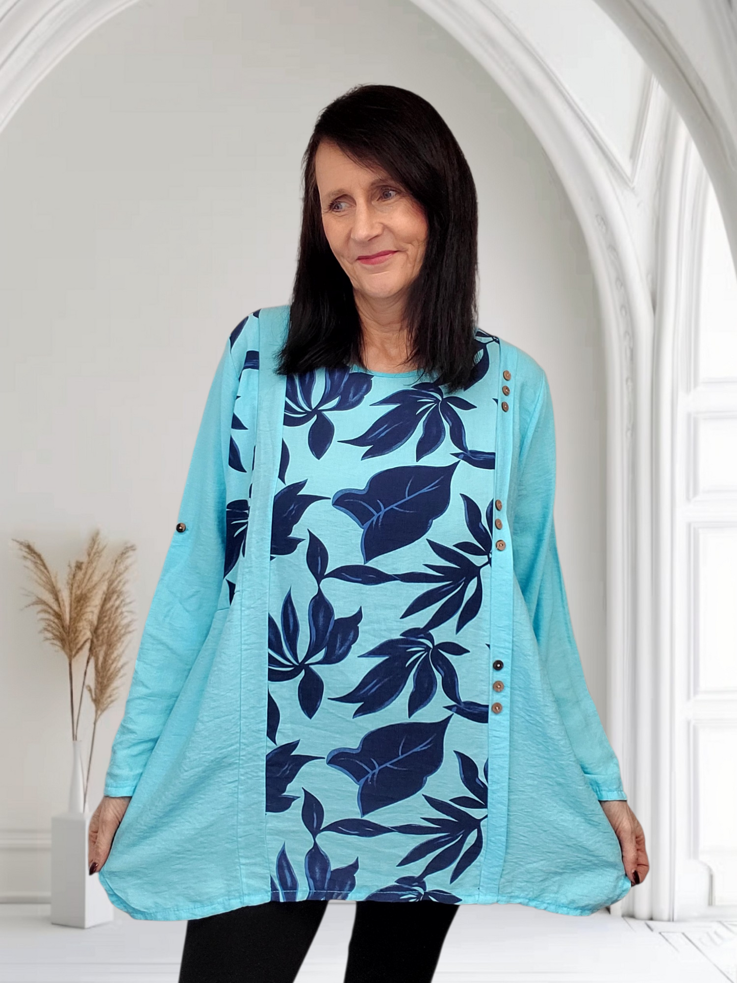 Crissy Leaf Top - Couture Boutique