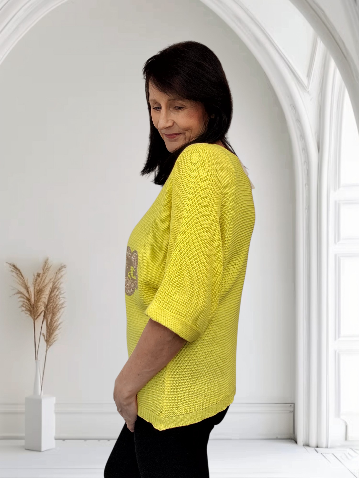 Daisy V Neck Lightweight Batwing Jumper - Couture Boutique