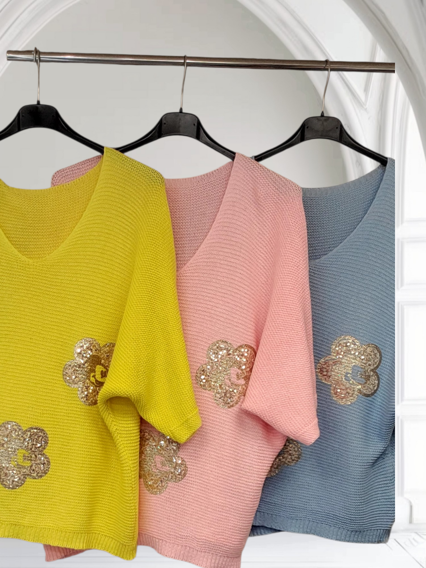 Daisy V Neck Lightweight Batwing Jumper - Couture Boutique