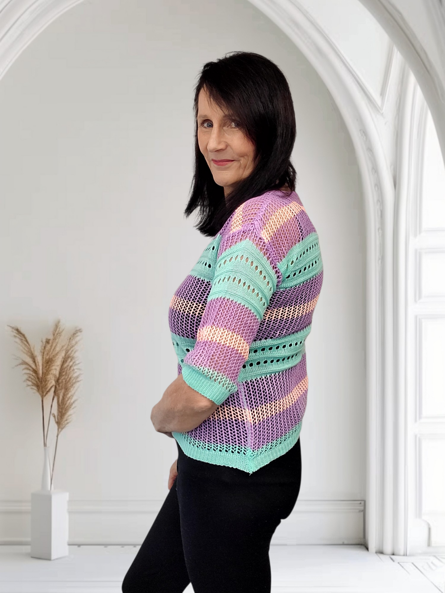 Destiny Multi Colour Crochet Top - Couture Boutique