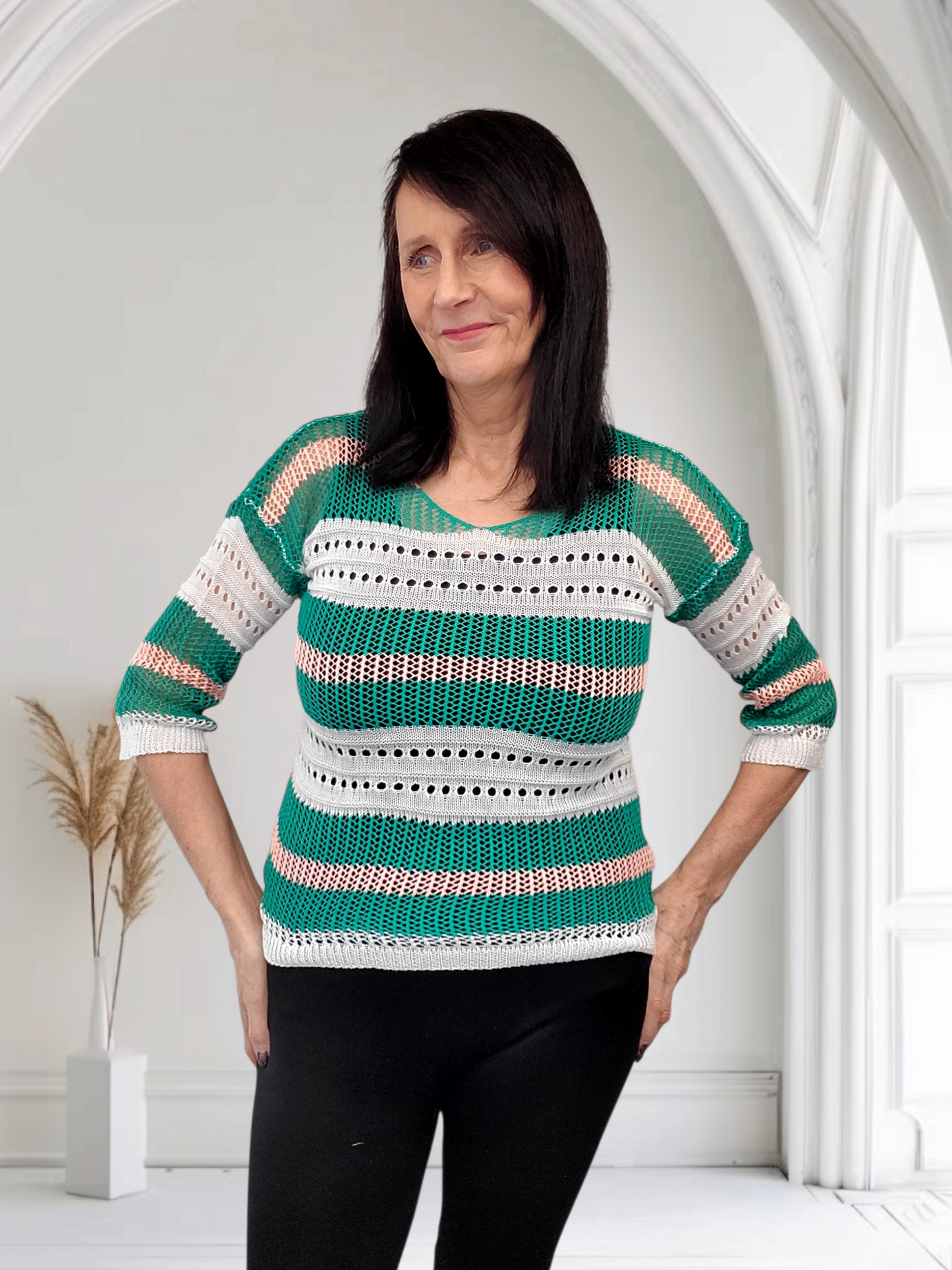 Destiny Multi Colour Crochet Top - Couture Boutique