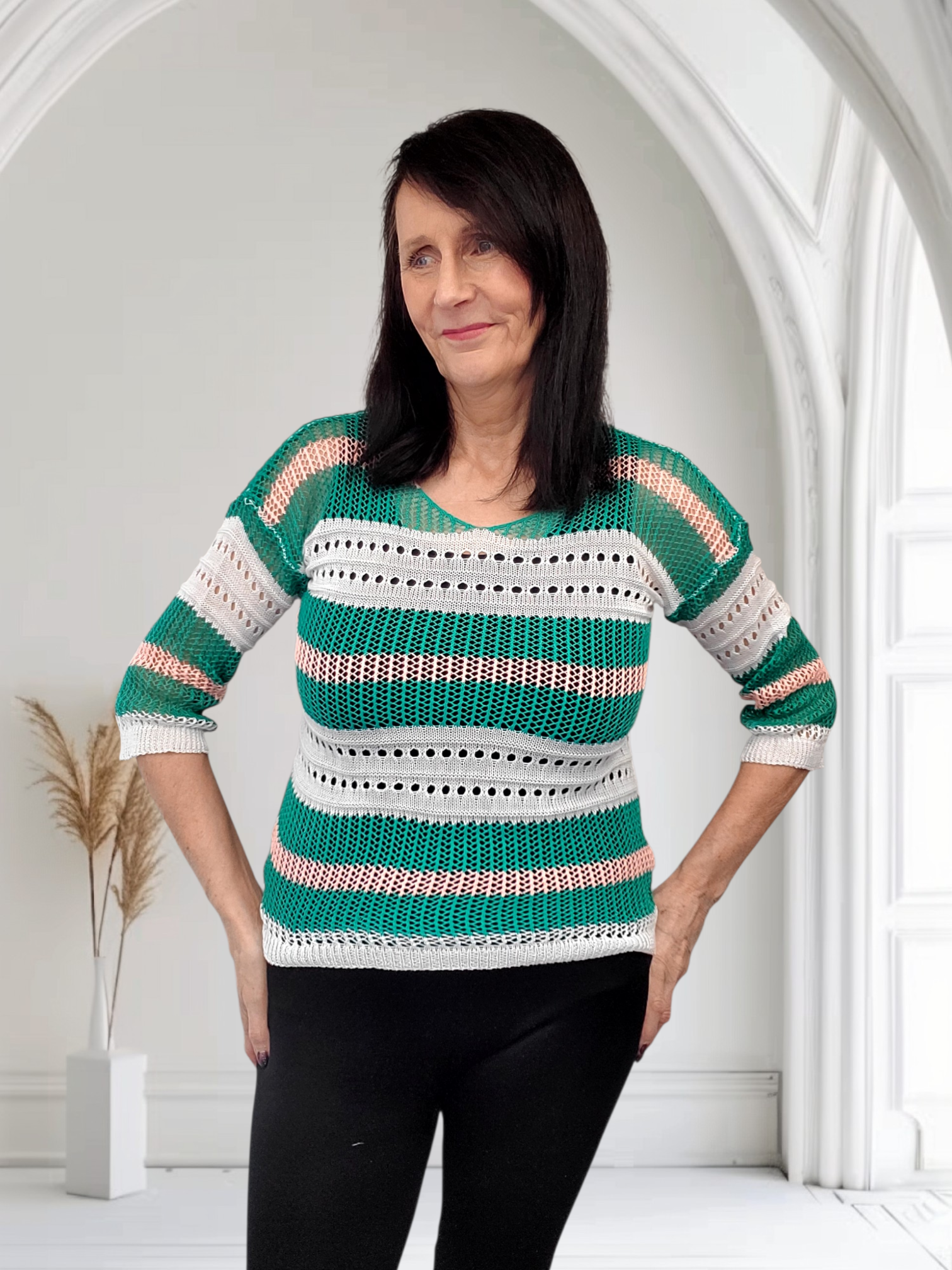 Destiny Multi Colour Crochet Top - Couture Boutique