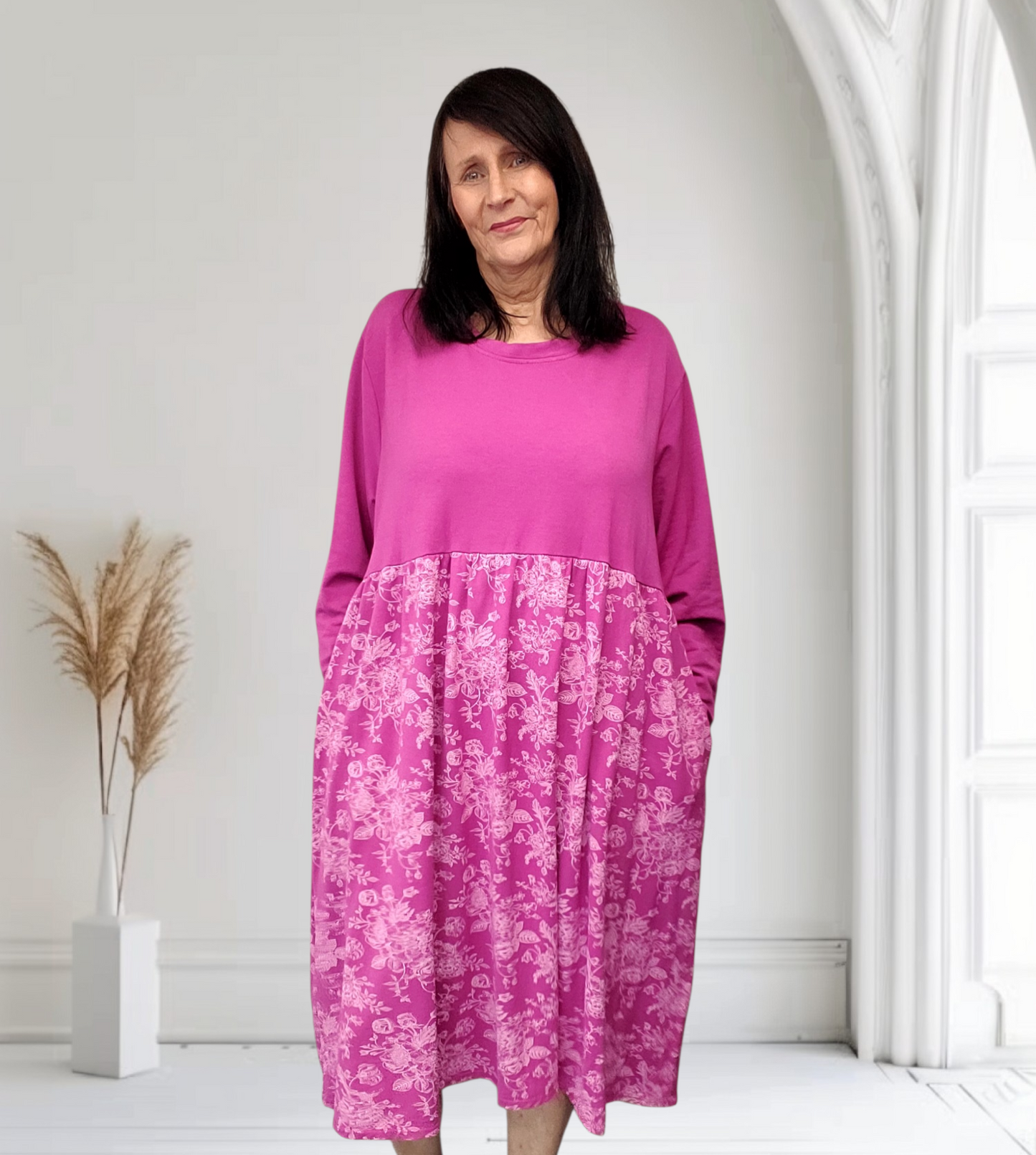 Fae Plus Size  Floral Dress