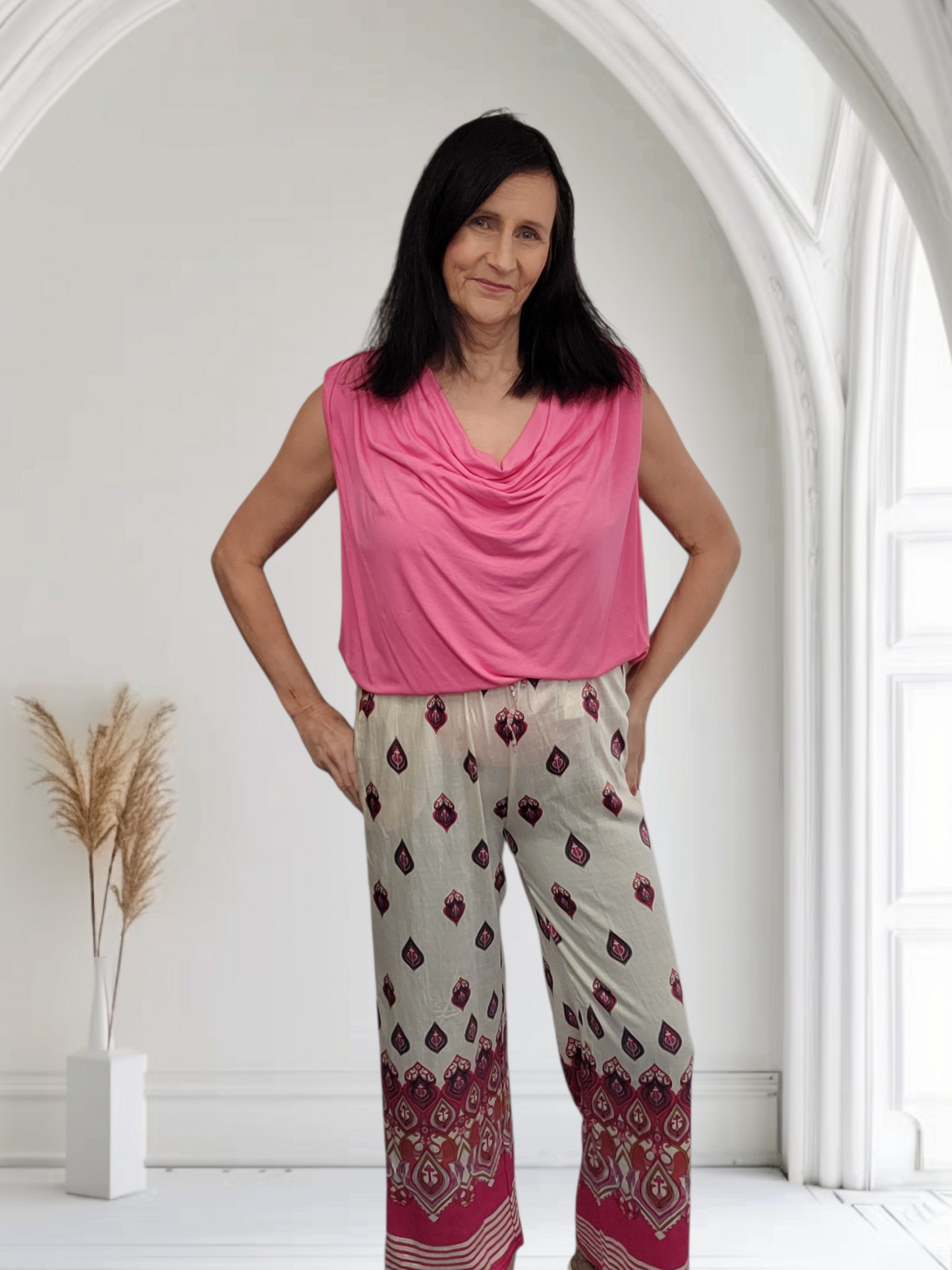 Ladies Boho Chic Trousers – Lightweight Summer Pants