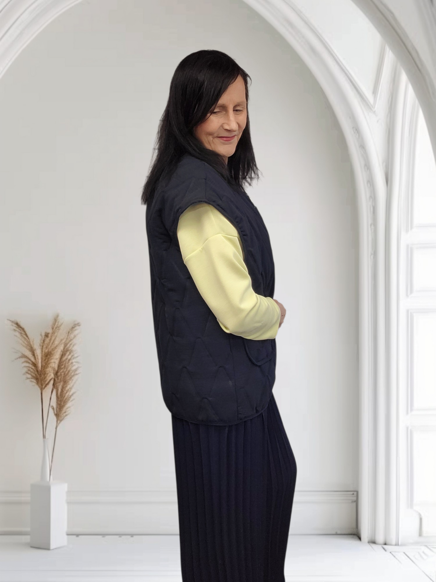 Liana Women’s Waistcoat – Smart Casual Sleeveless Jacket