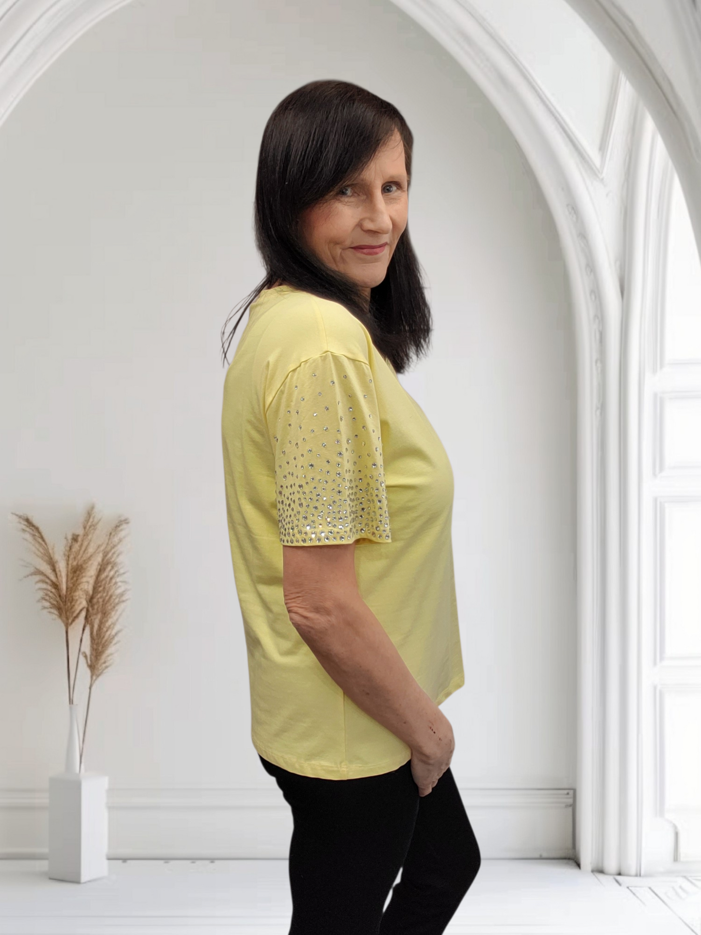 Women’s Crystal Sleeve T-Shirt