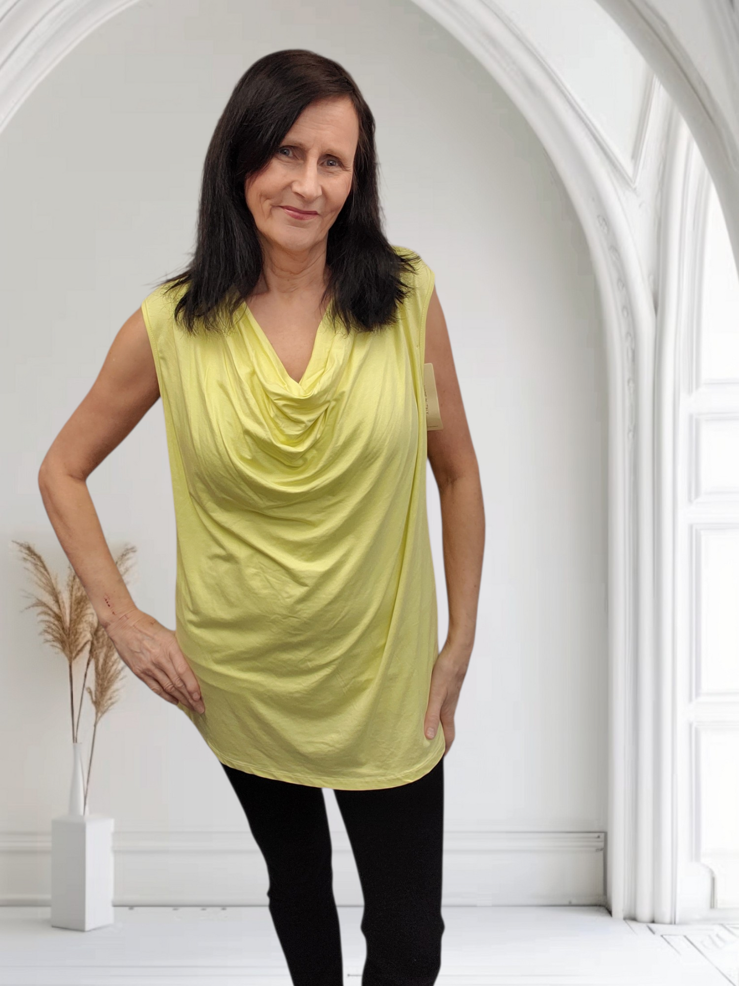 Hattie Women’s Draped Neck Top