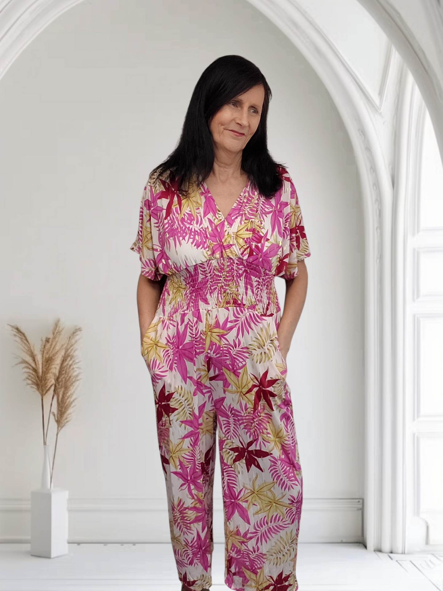 Blanche Ladies Pocket Jumpsuit – Comfortable Everyday Fashion One Piece
