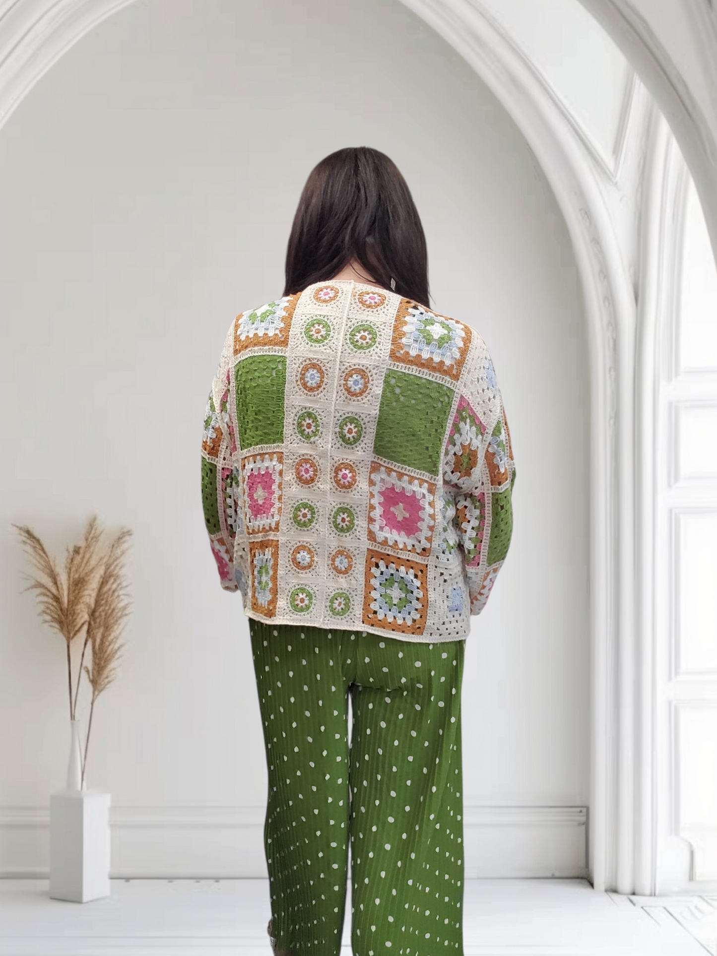 Florabel Women’s Crochet Cardigan – Lightweight Open Front Knit - Couture Boutique