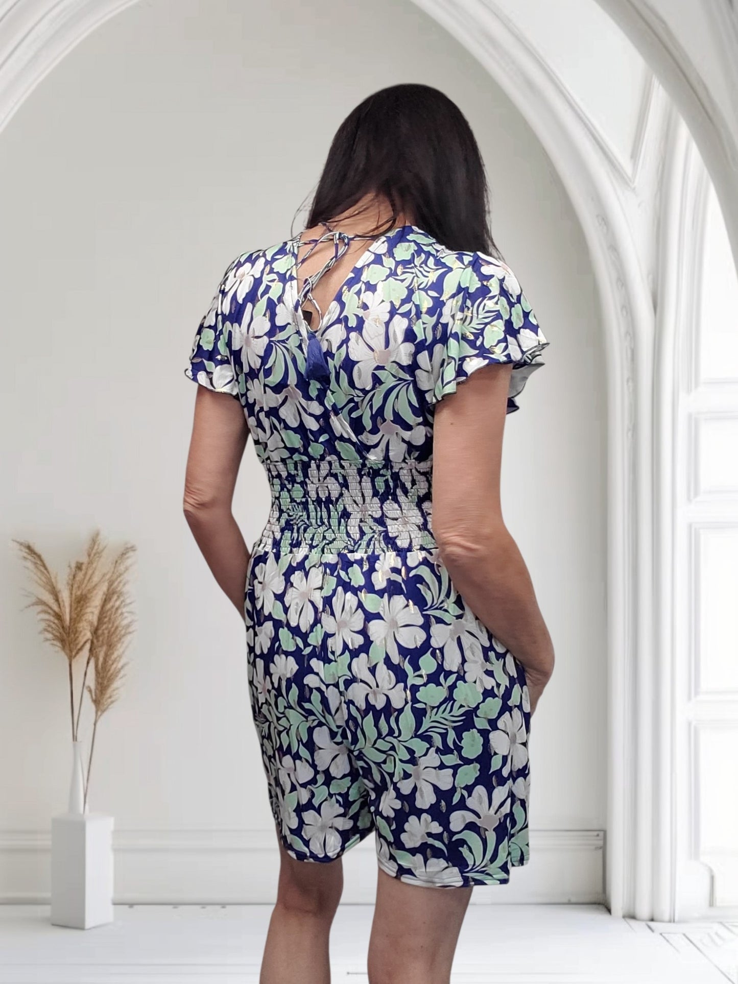 Peri Summer Paradise Floral Ladies Playsuit