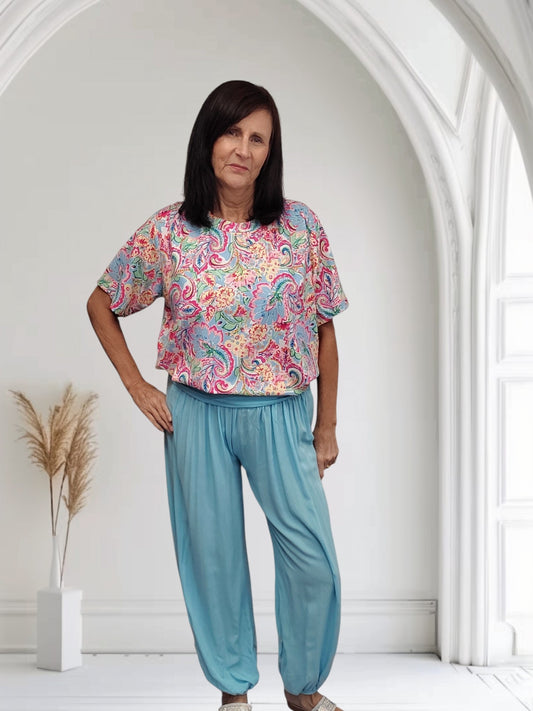 Women's Plain Harem Trousers