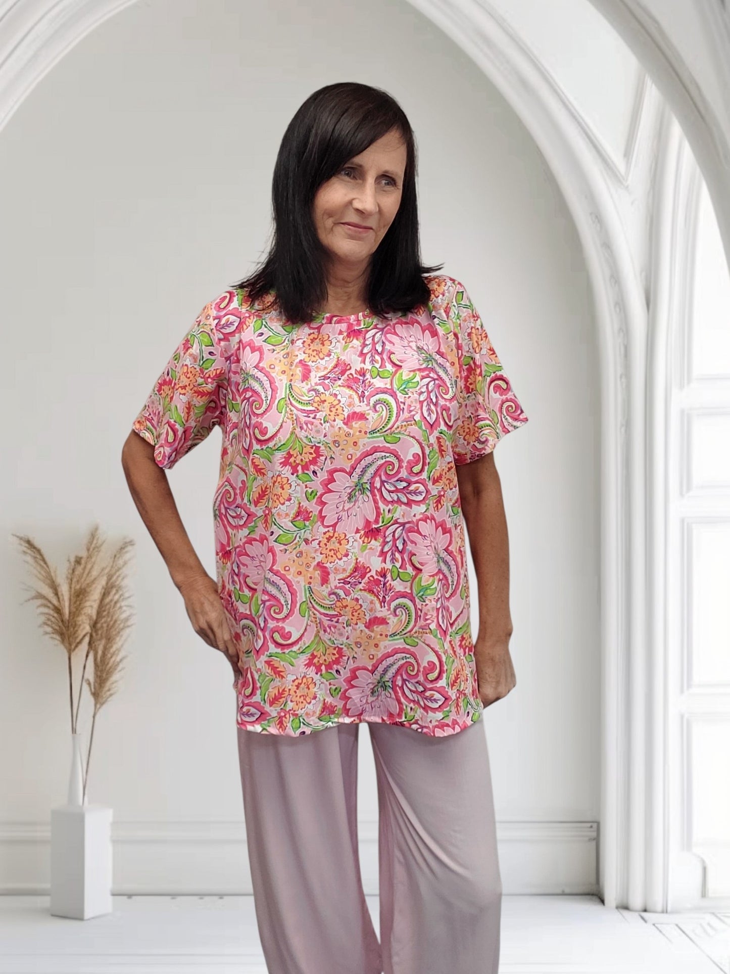 Rose Women's Multi Print Top